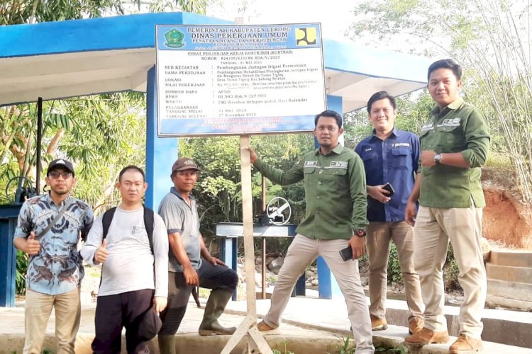 Pembangunan Irigasi Air Mengayau Bawah Persen Untuk Kesejahteraan