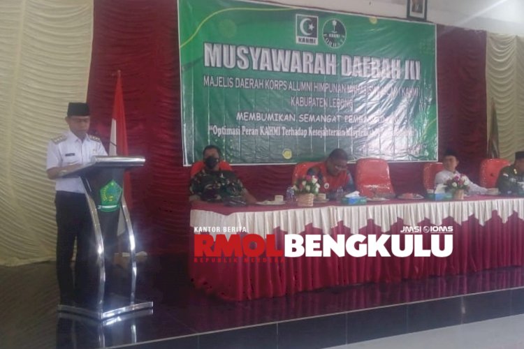 Hadiri Musda Bupati Ajak Kahmi Berkontribusi Bersama Membangun Lebong