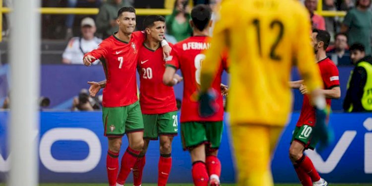 Cristiano Ronaldo pimpin Portugal meraih tiket babak 16 Besar Piala Eropa 2024/Net